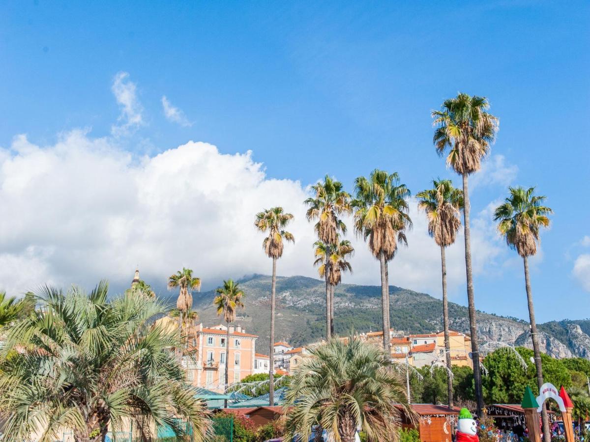 Nice Apartment In Menton With Balcony Terrace Kültér fotó